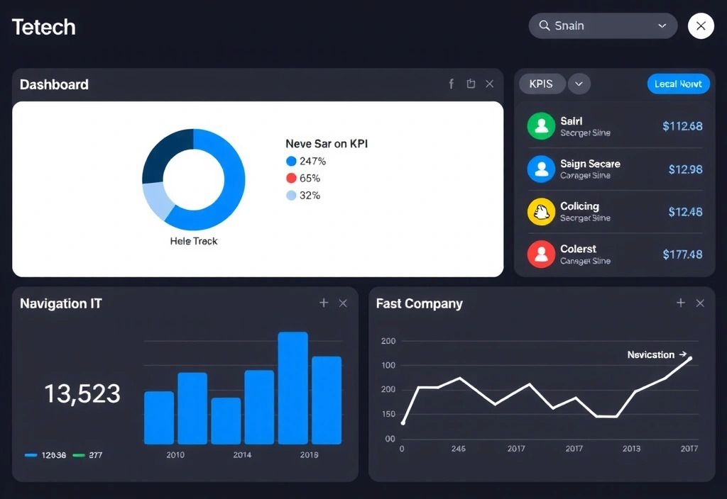Interfața principală a proiectului GlobalTech Solutions
