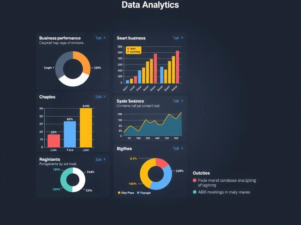 Pagină de analiză a datelor cu grafice